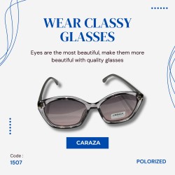 Caraza Sunglass: VIOLET TRANSPARENT POLARIZED