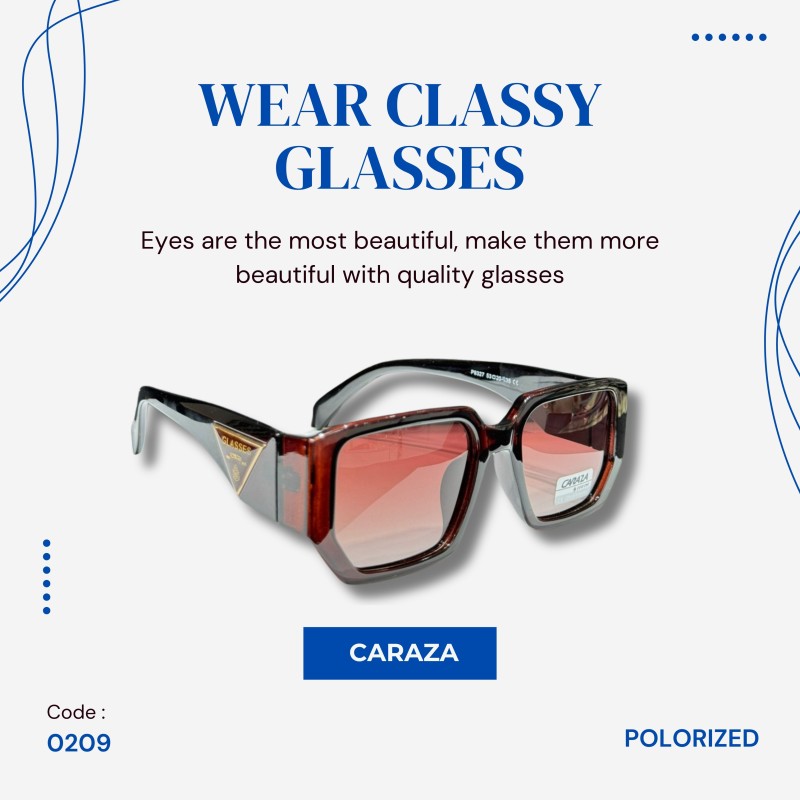 Caraza Sunglass: WINE RED POLARIZED