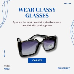 Caraza Sunglass: BLACK POLARIZED